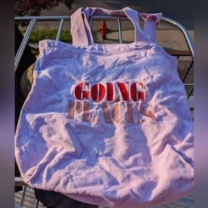 Lavender tote bag. Shein